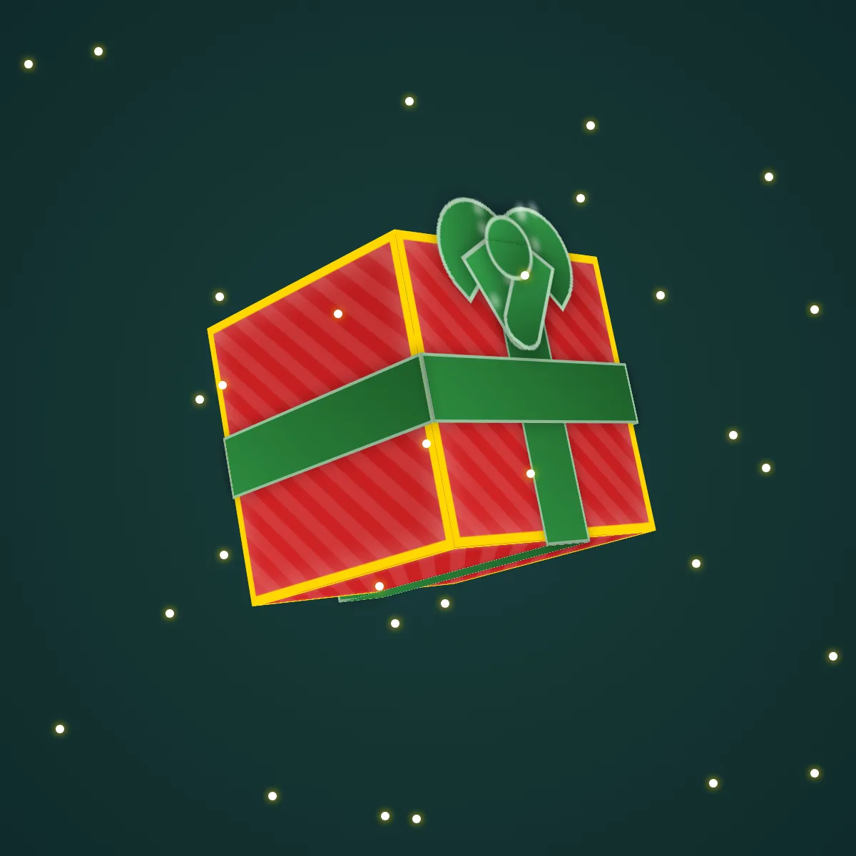 3d Animated Present Box