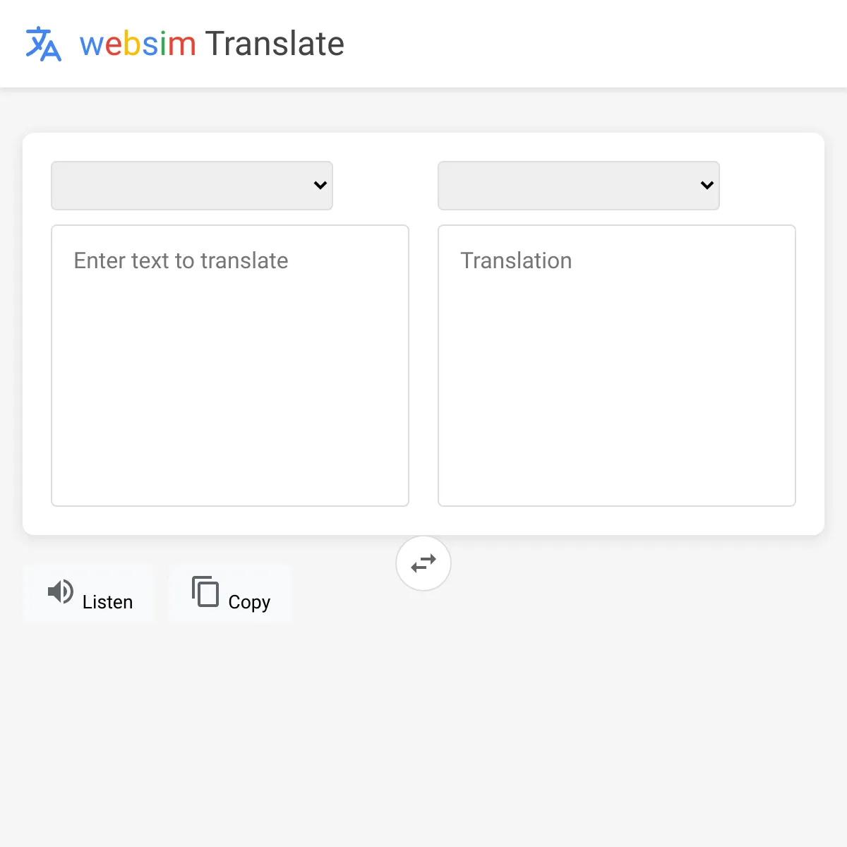 websim Translate
