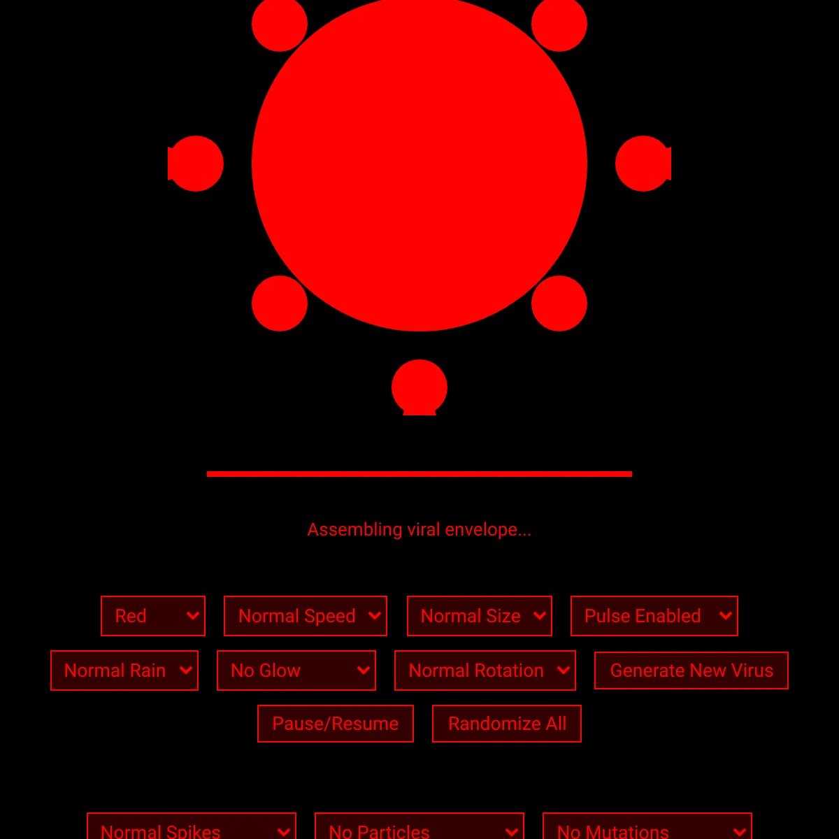 the project is loading