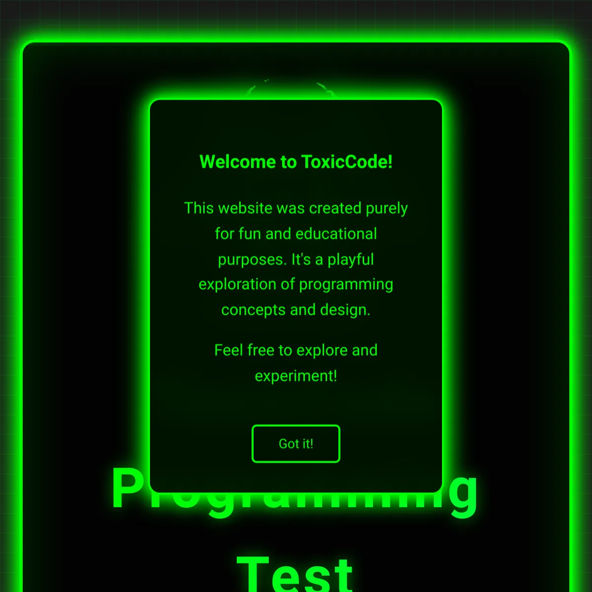 the project is loading