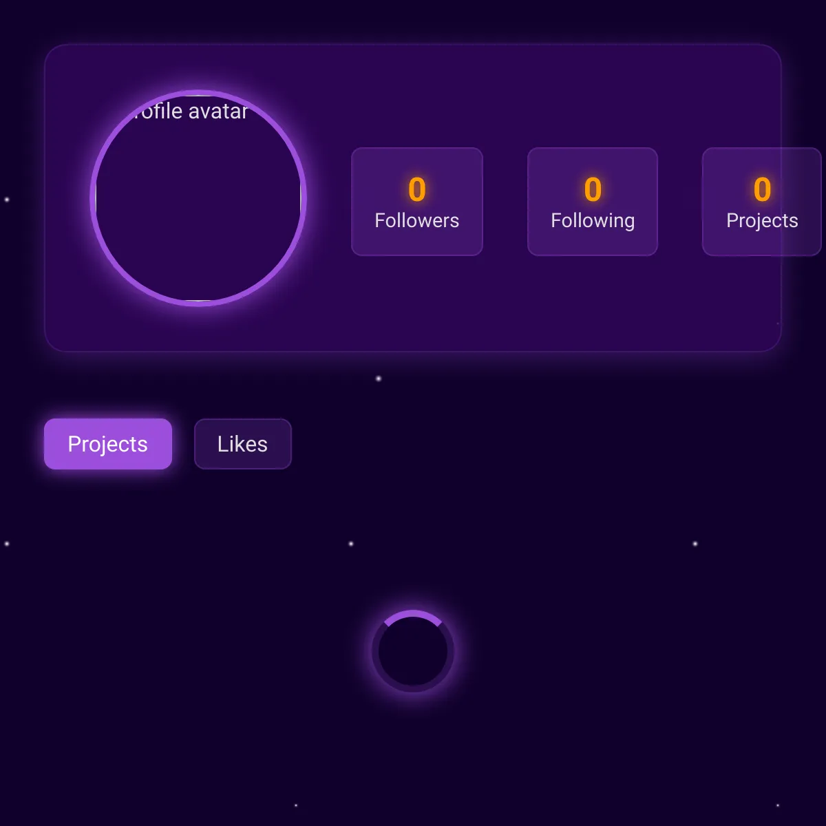 the project is loading