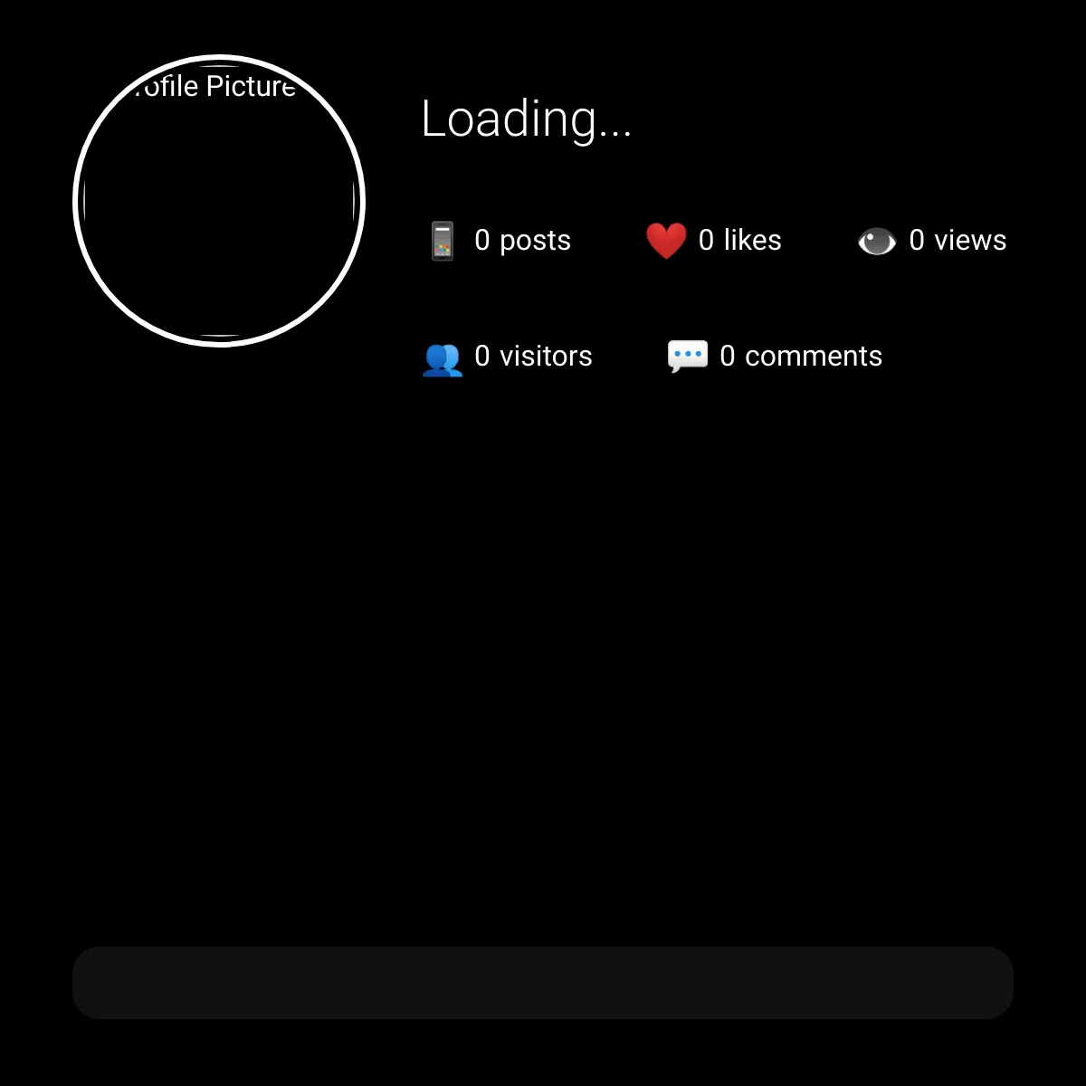 the project is loading