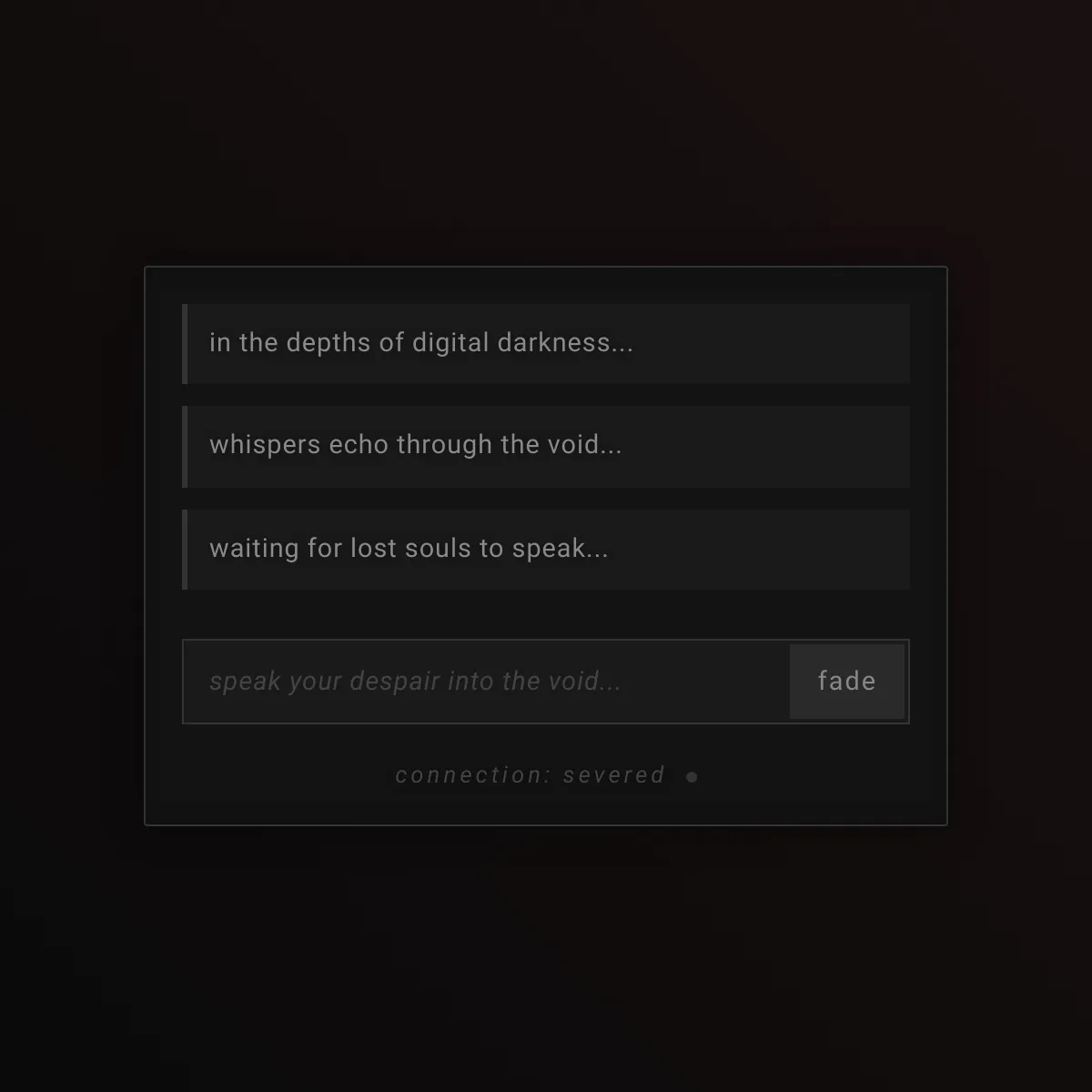 Dead Chat