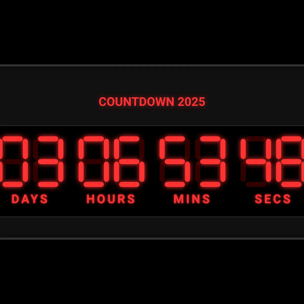 New Year Countdown 2025