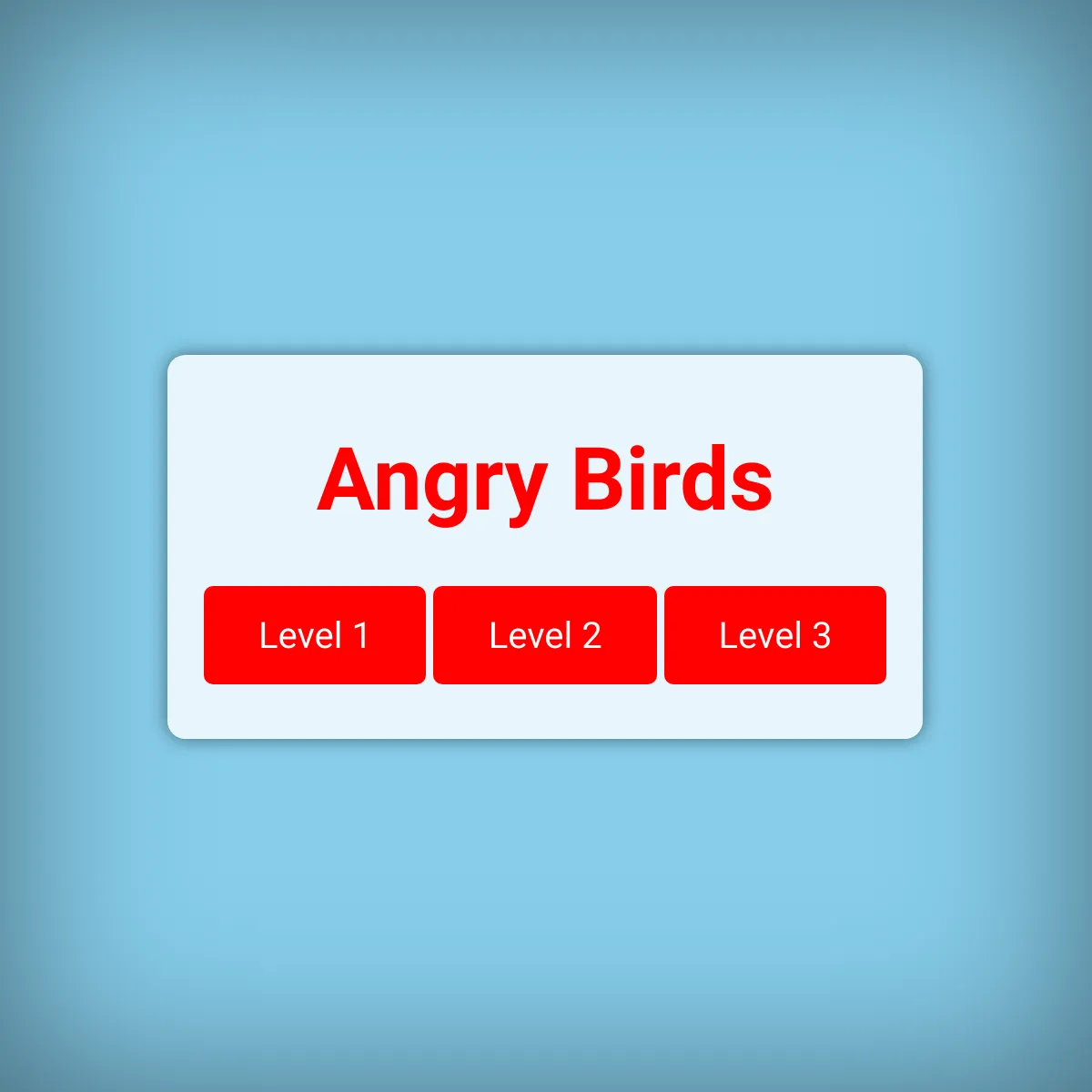 Angry Birds - August 8th 2009 Build