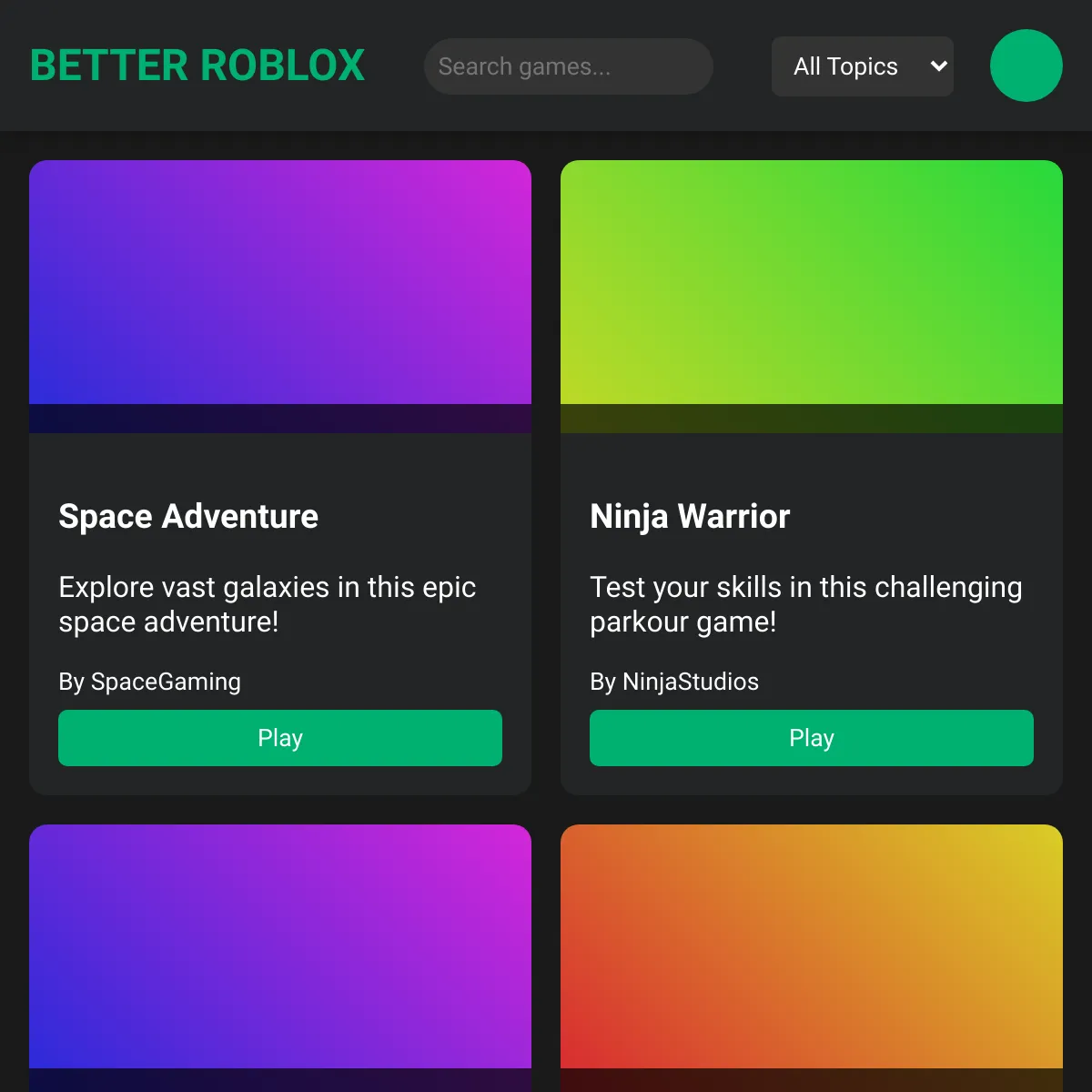 Better Roblox