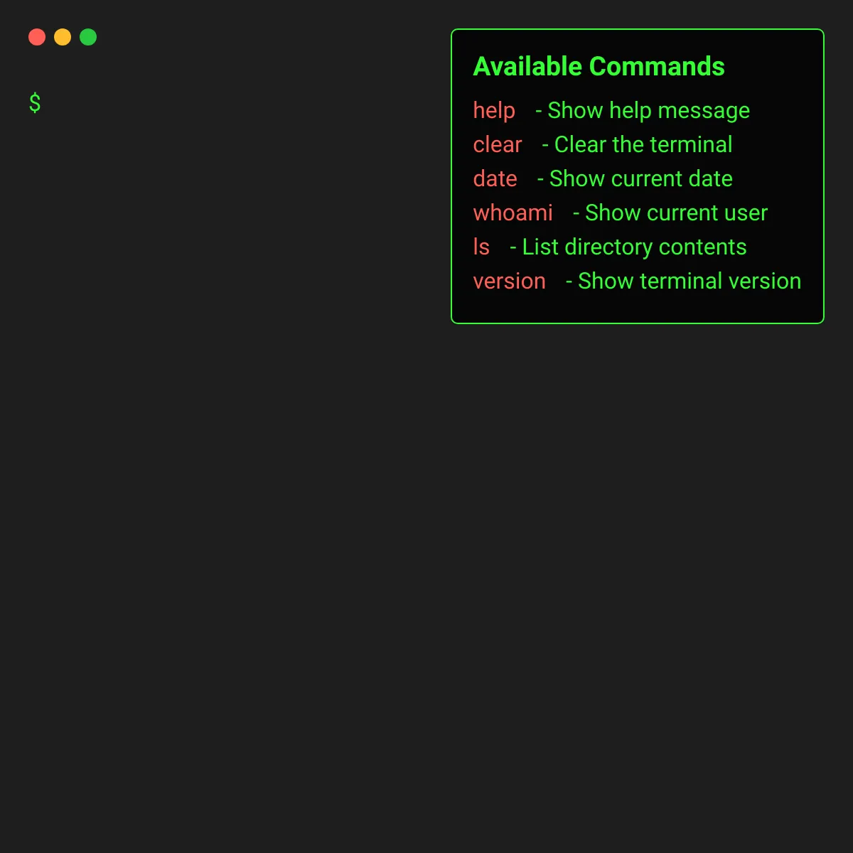 DevTerminal