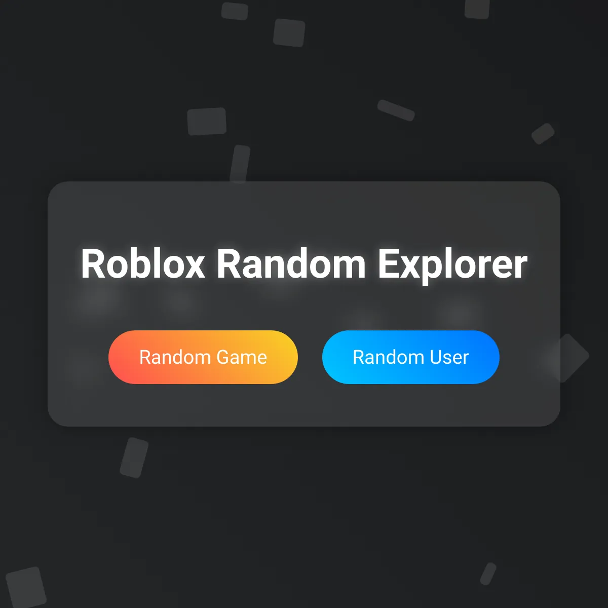 Random Roblox Website Explorer!