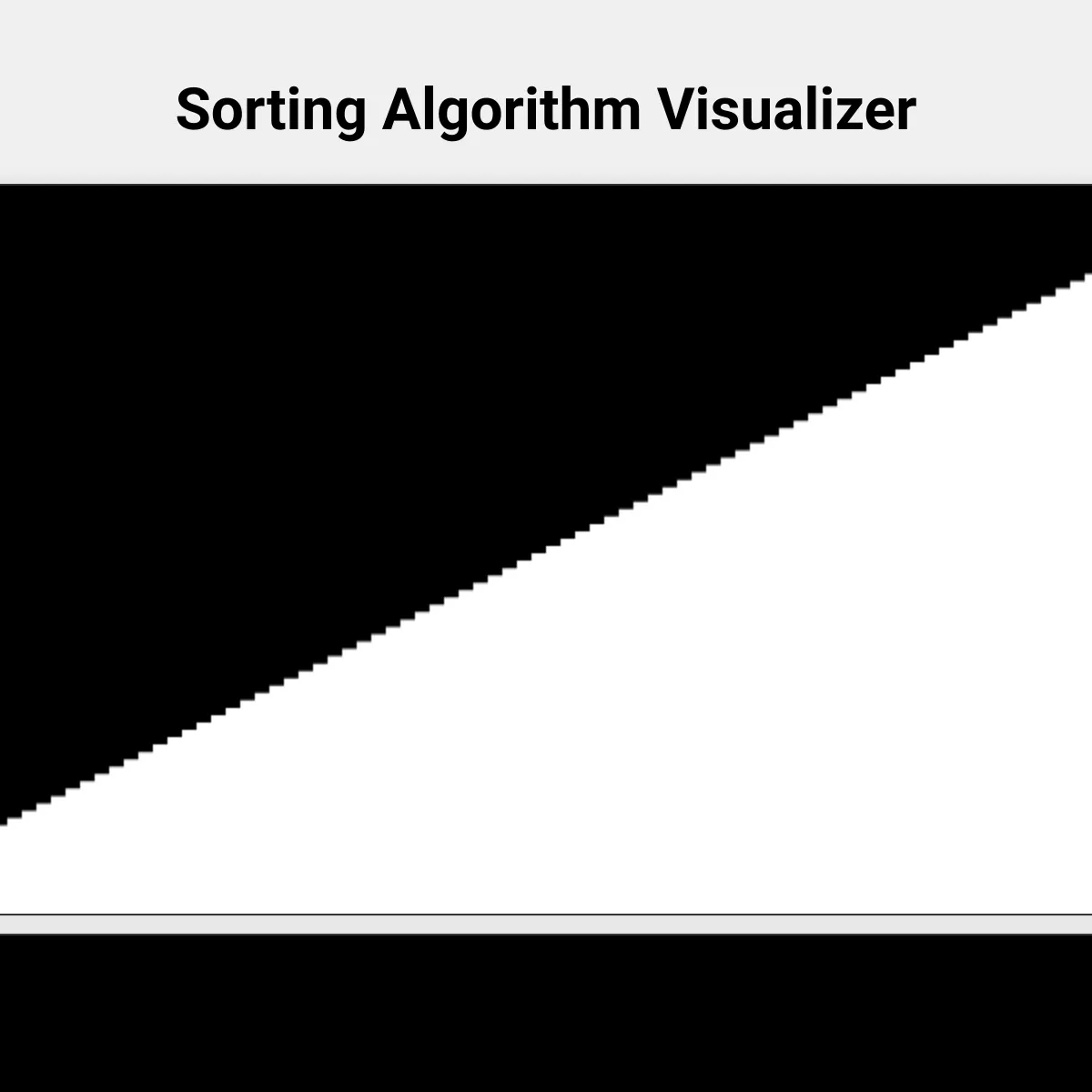 Sorting Algorithm Visualizer in WebGL