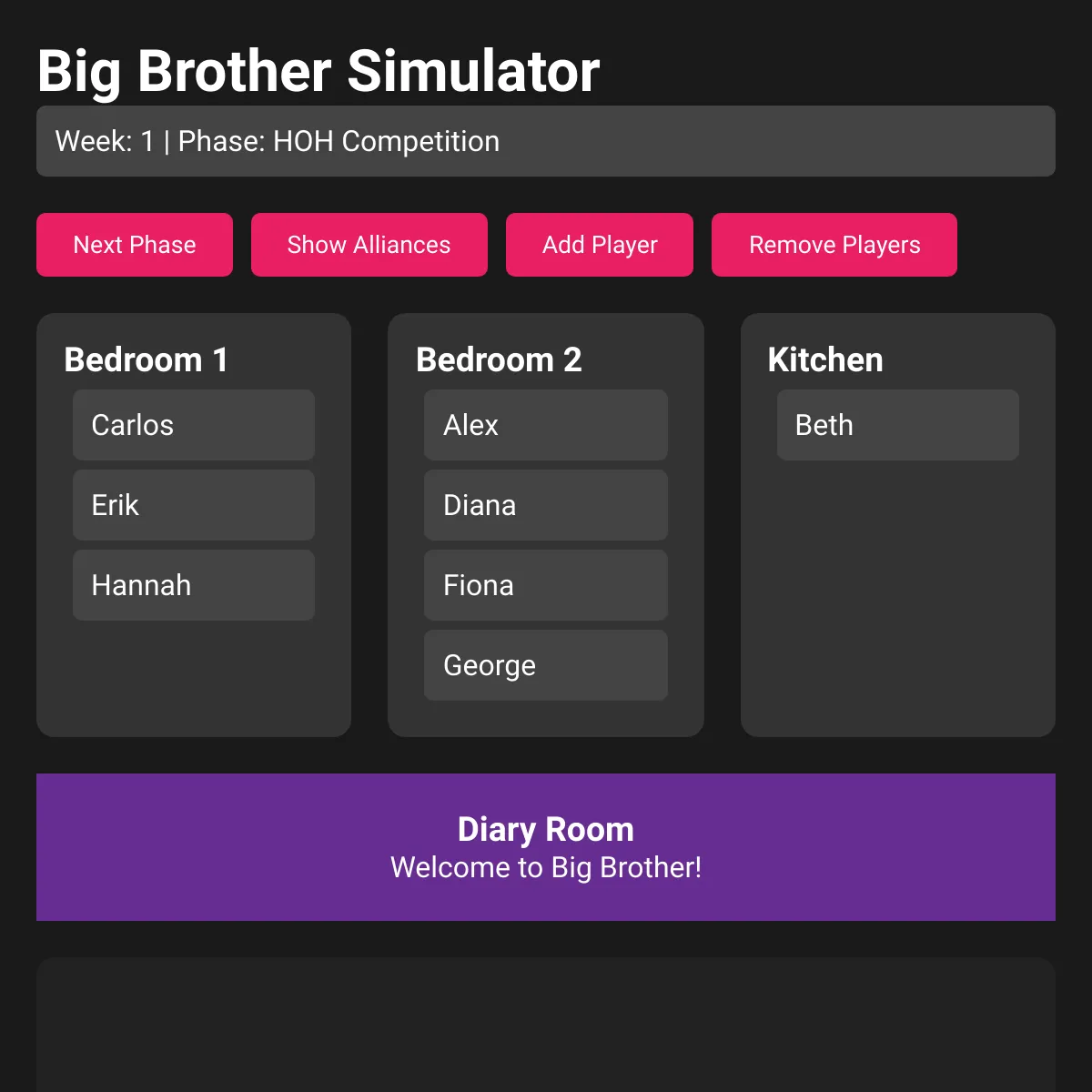 the project is loading