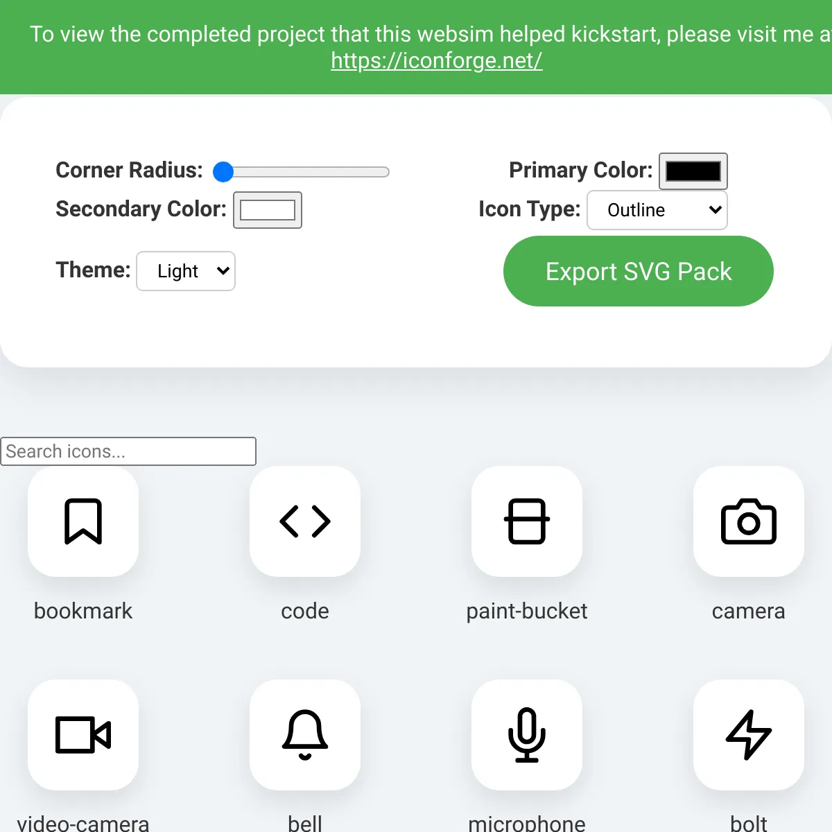 the project is loading