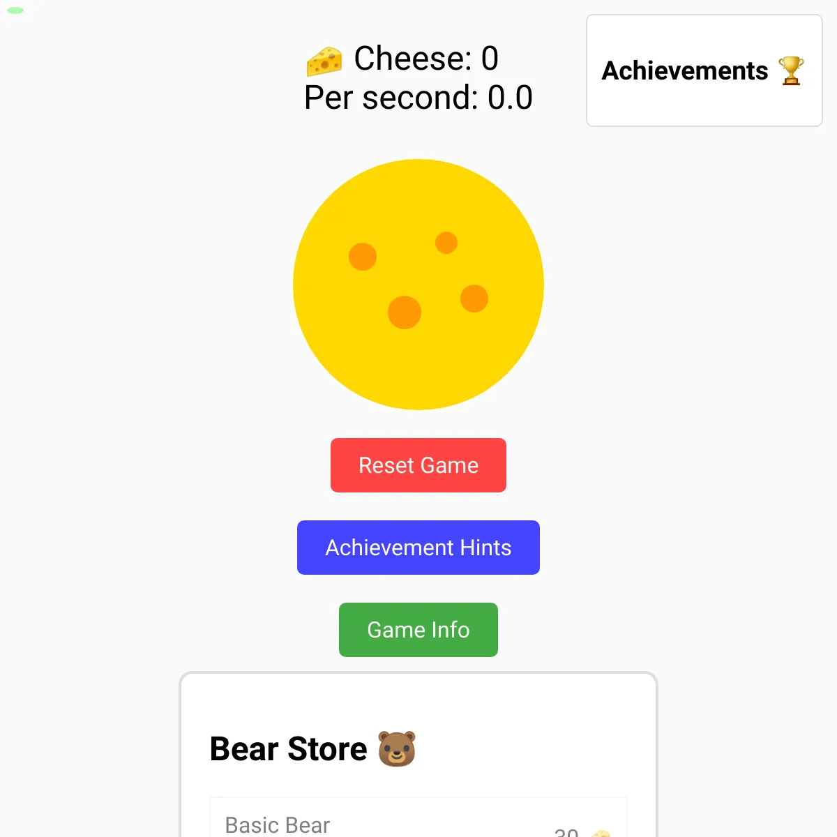 Cheese Clicker