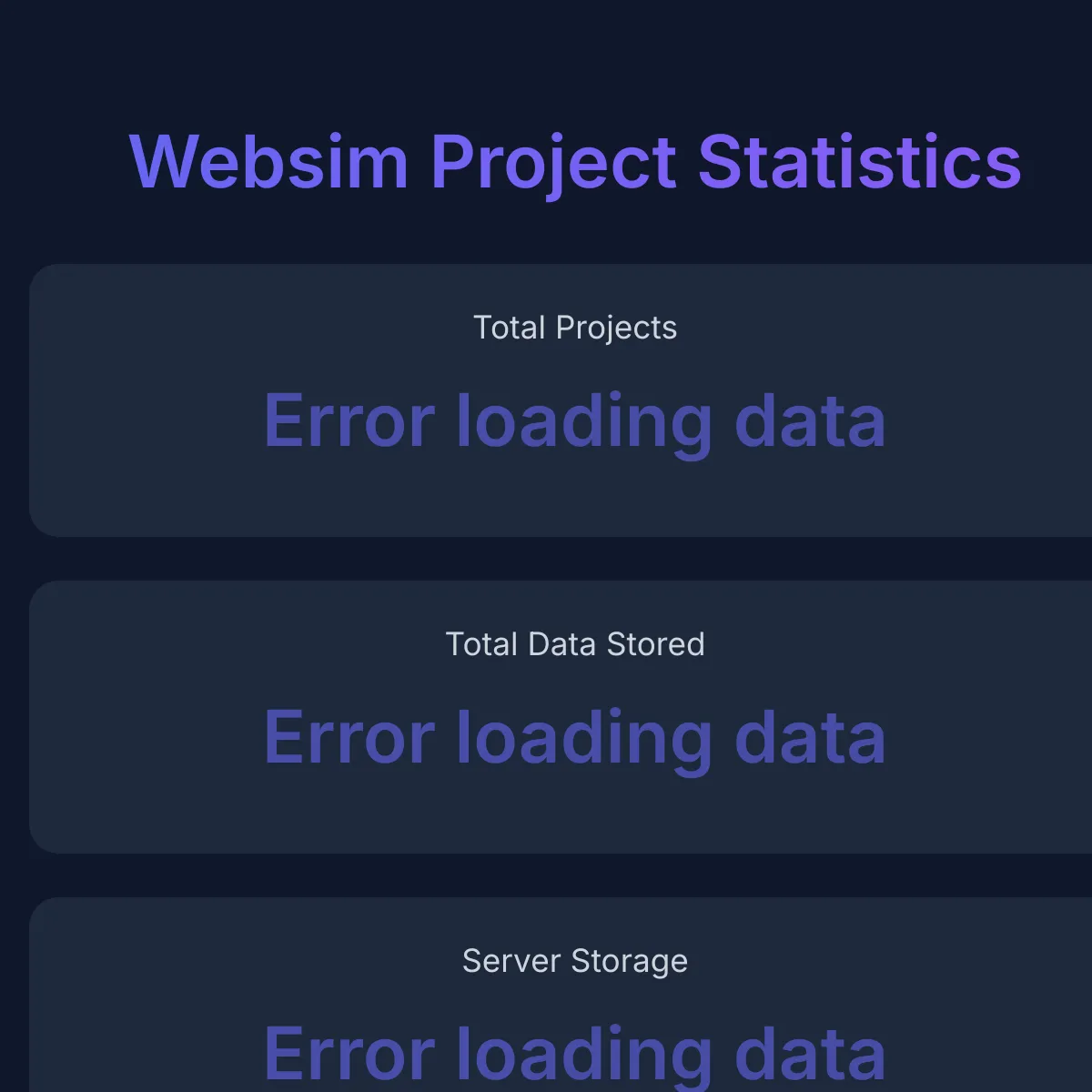 the project is loading