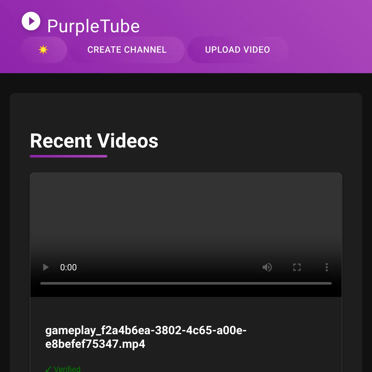 the project is loading