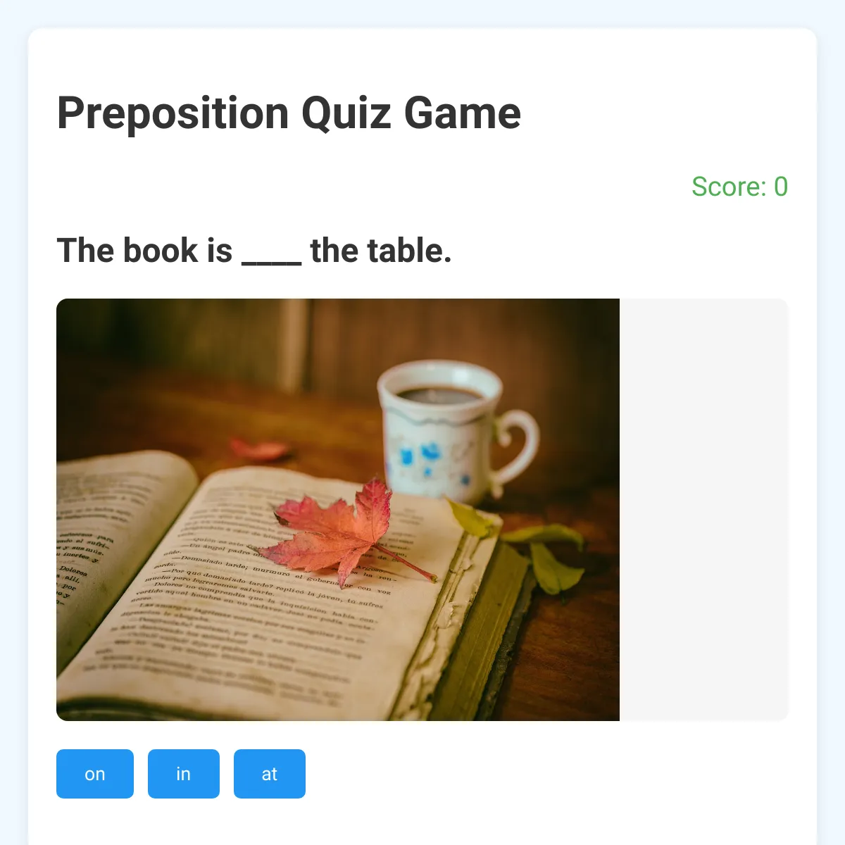 the project is loading