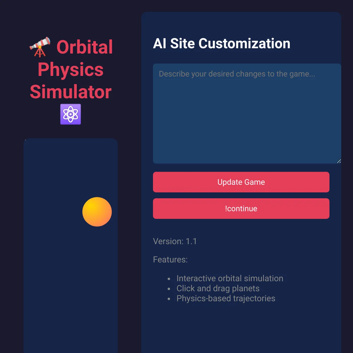 Science Game Generator v1.0