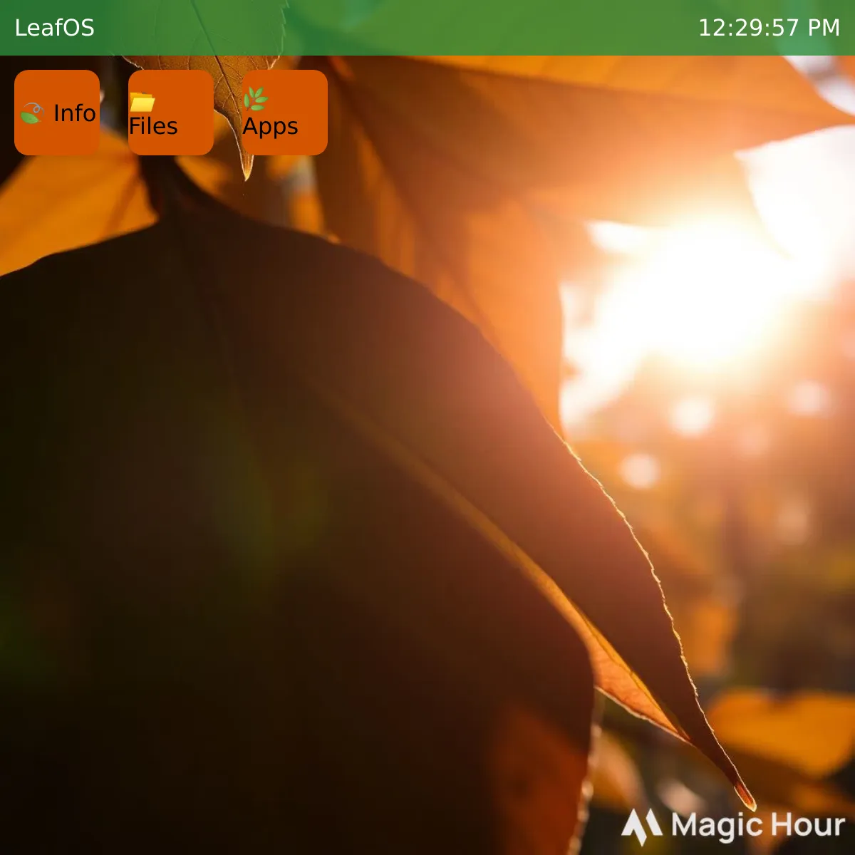 LeafOS - Nature-Inspired Operating System
