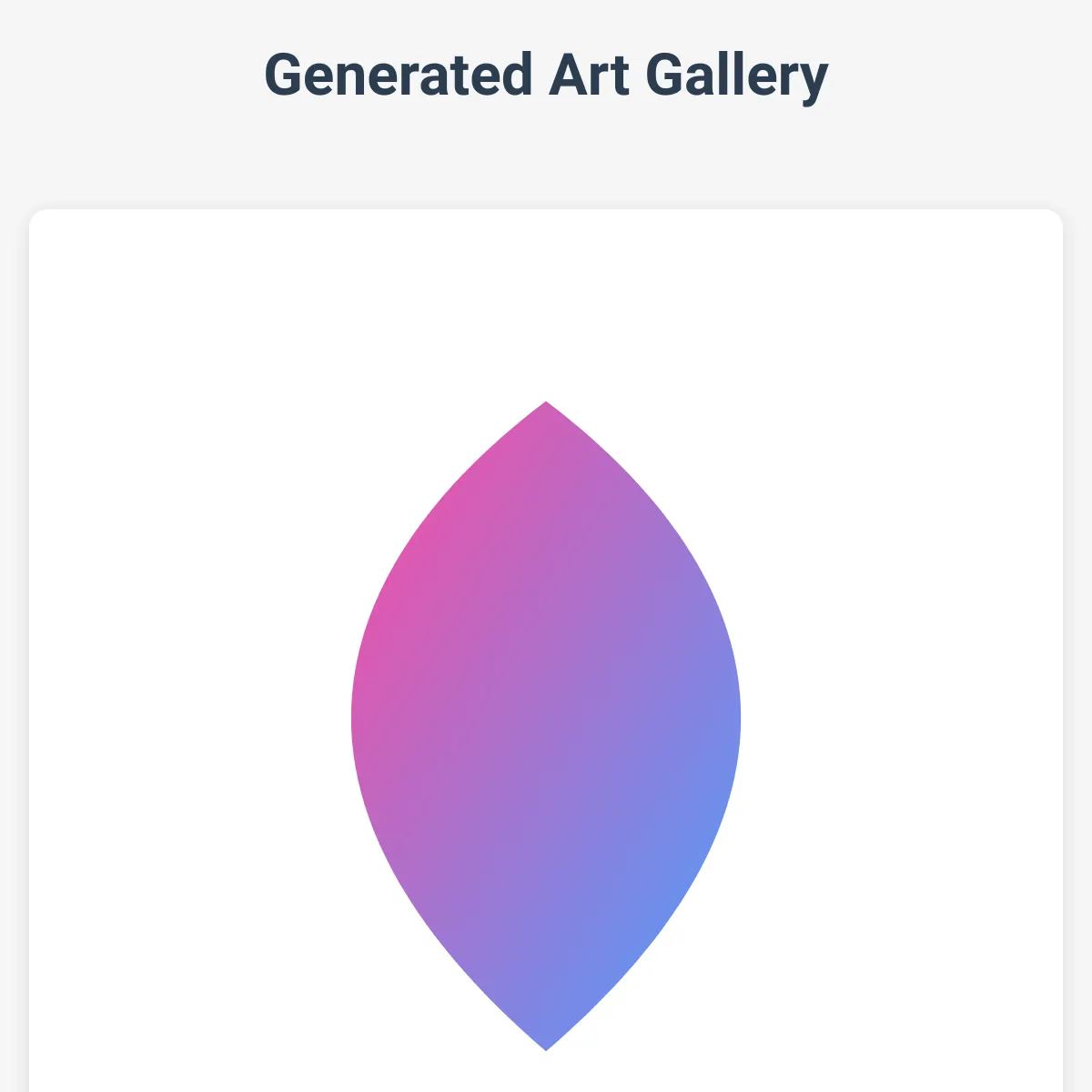 Generated Art Gallery