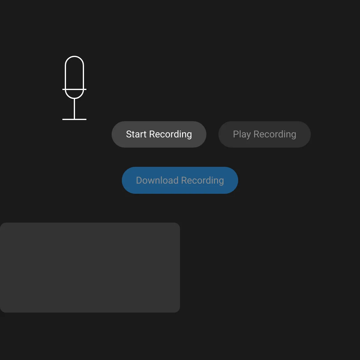 the project is loading