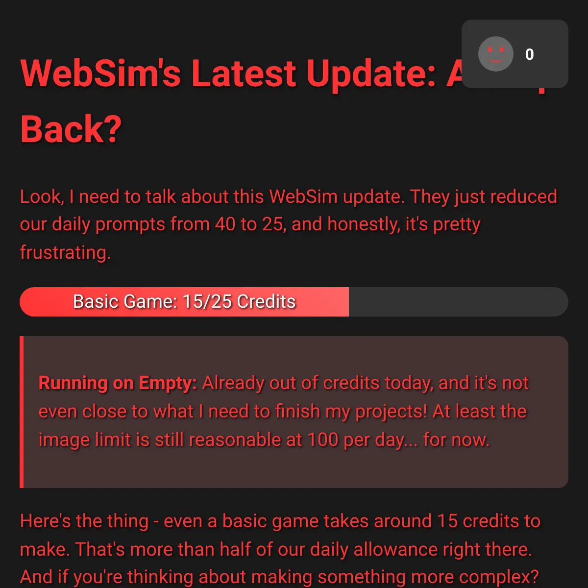 the project is loading