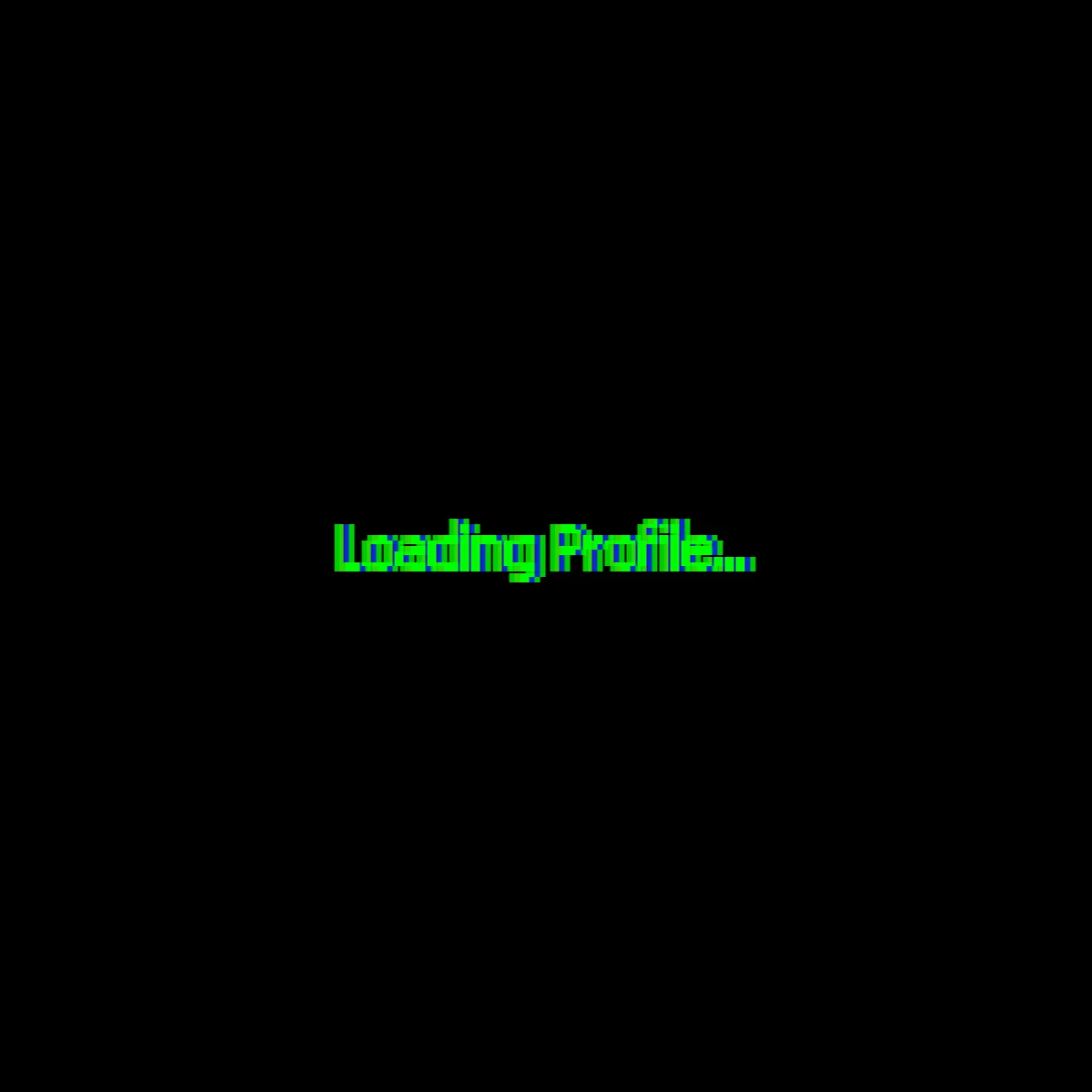 the project is loading