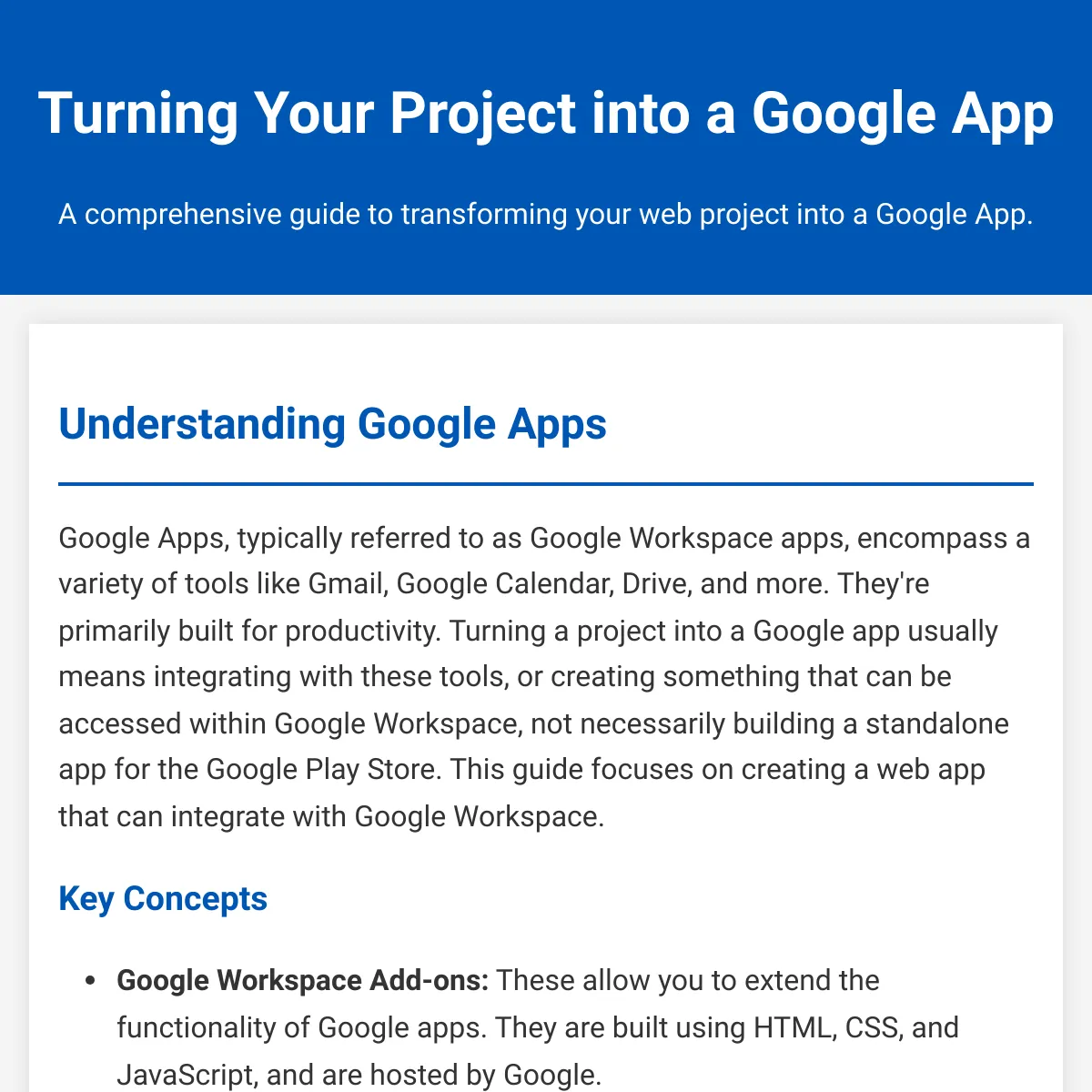 the project is loading