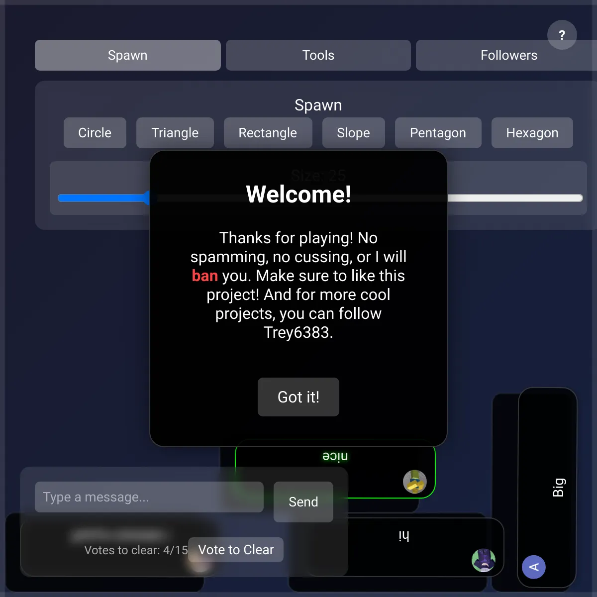 the project is loading