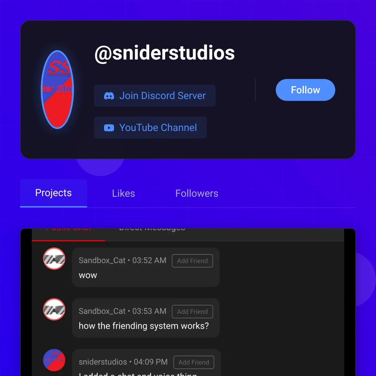 the project is loading