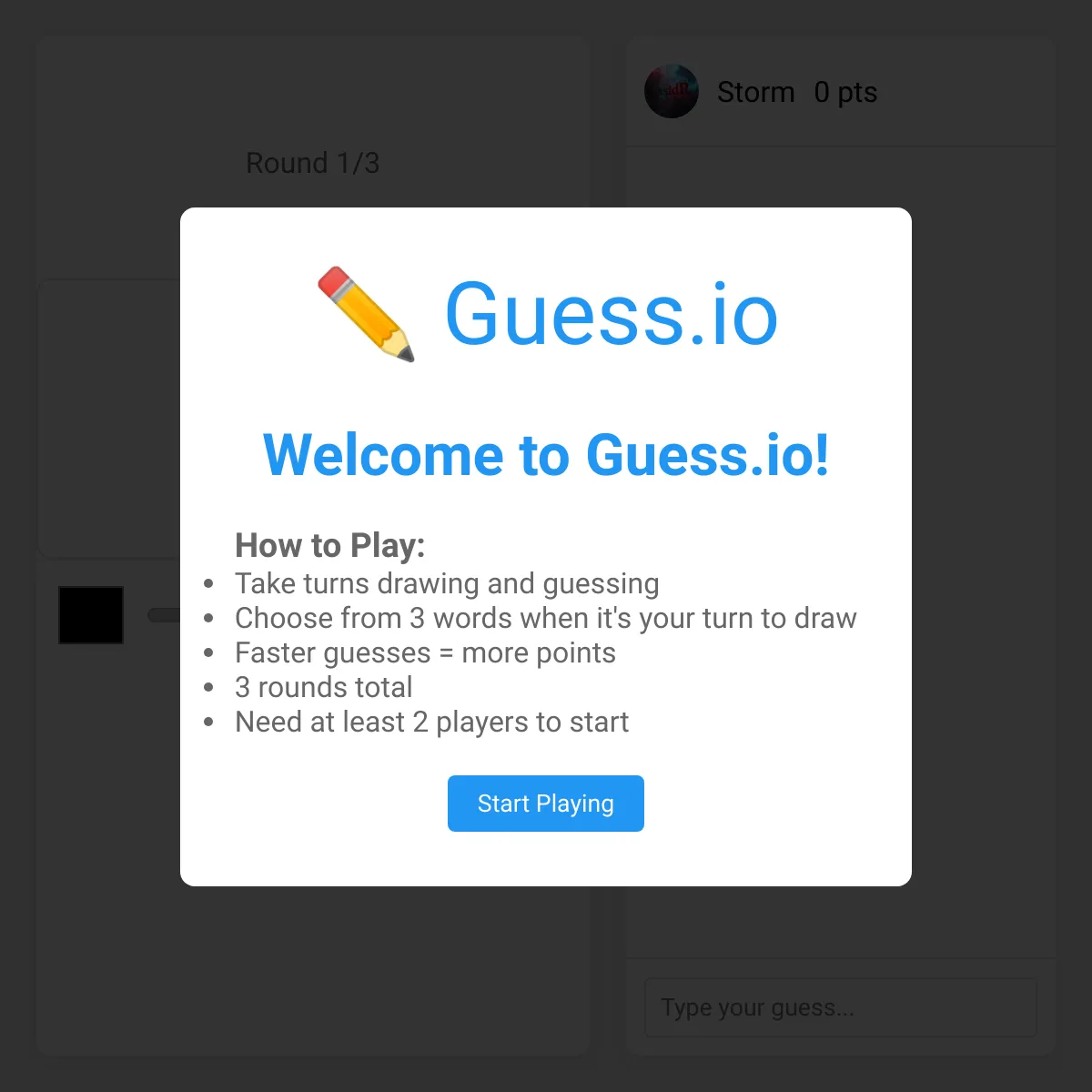 the project is loading