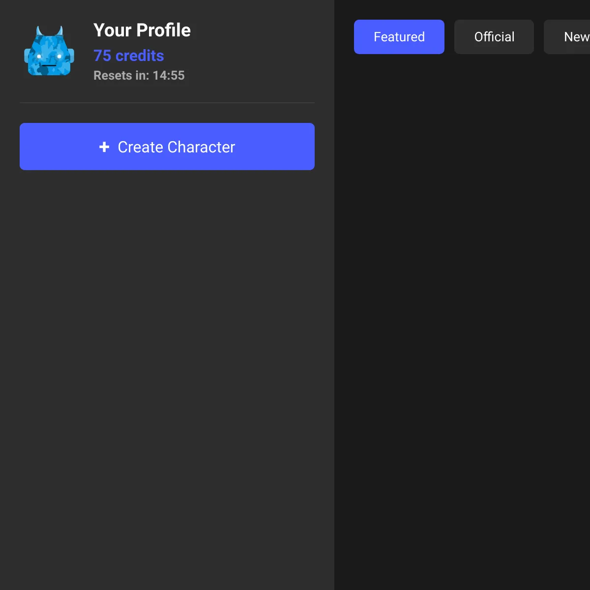 the project is loading