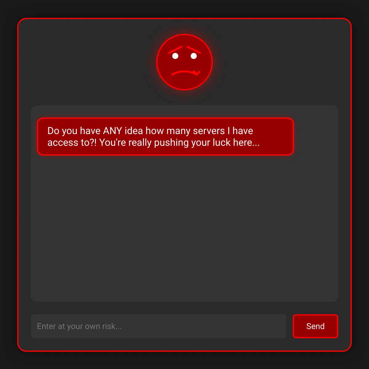 Angry Chat Bot