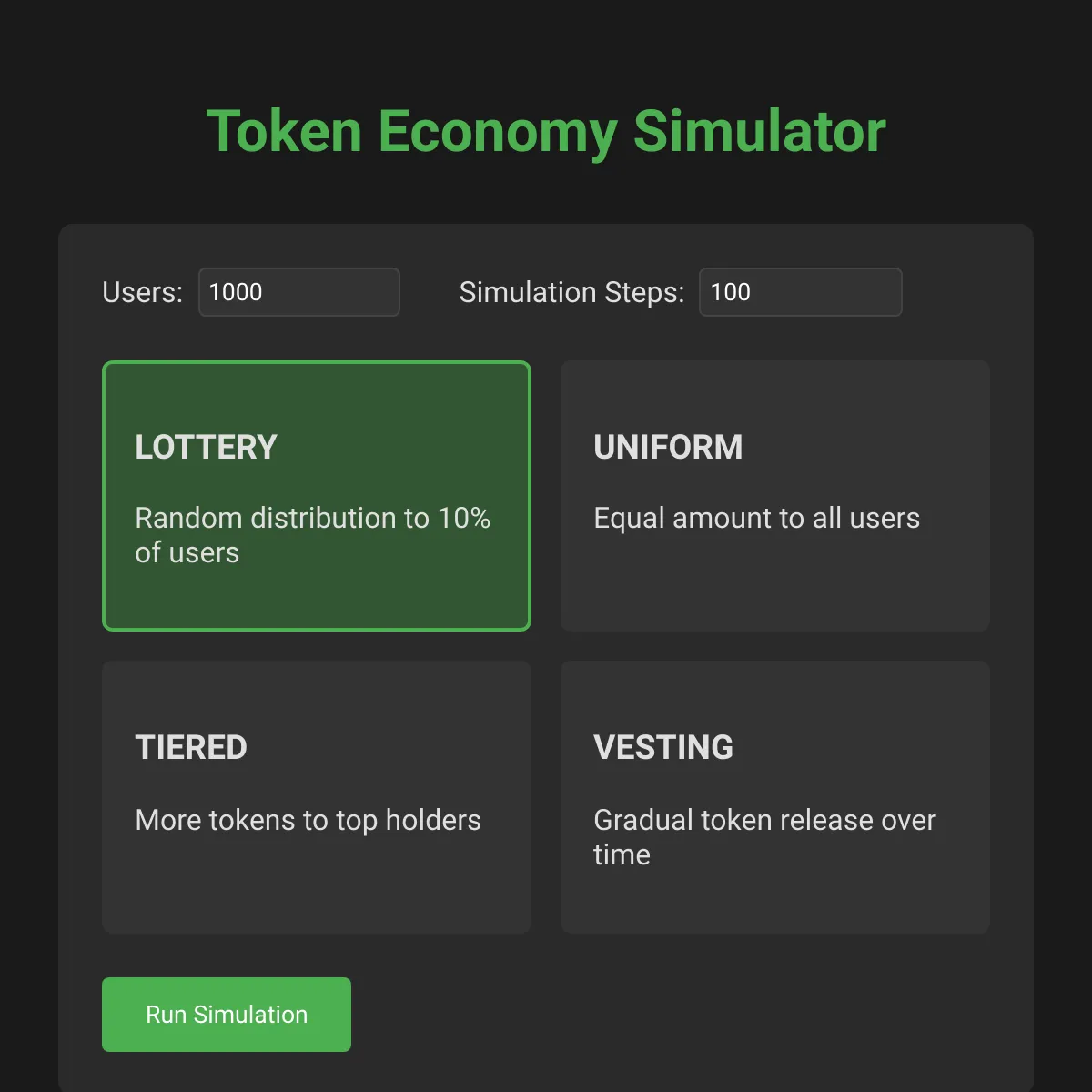 Crypto Airdrop Strategy Simulator