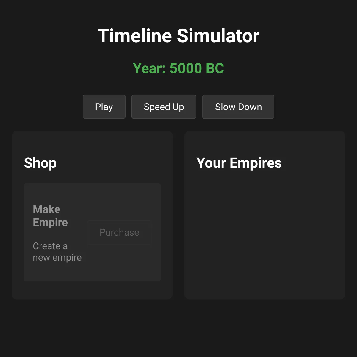 the project is loading