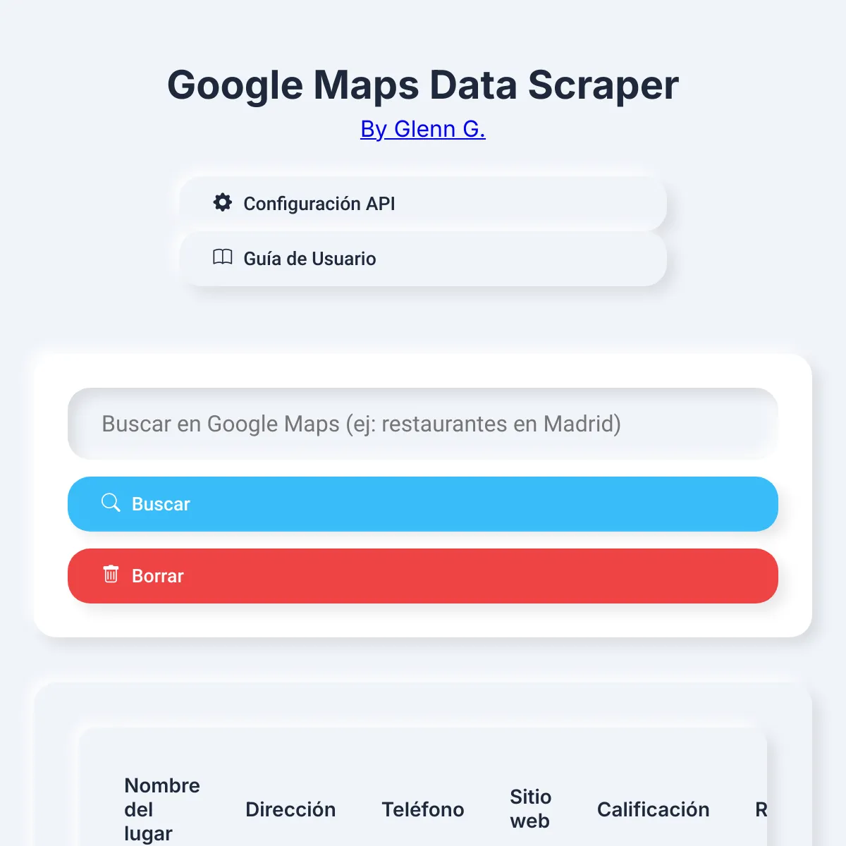 Google Maps Data Scraper