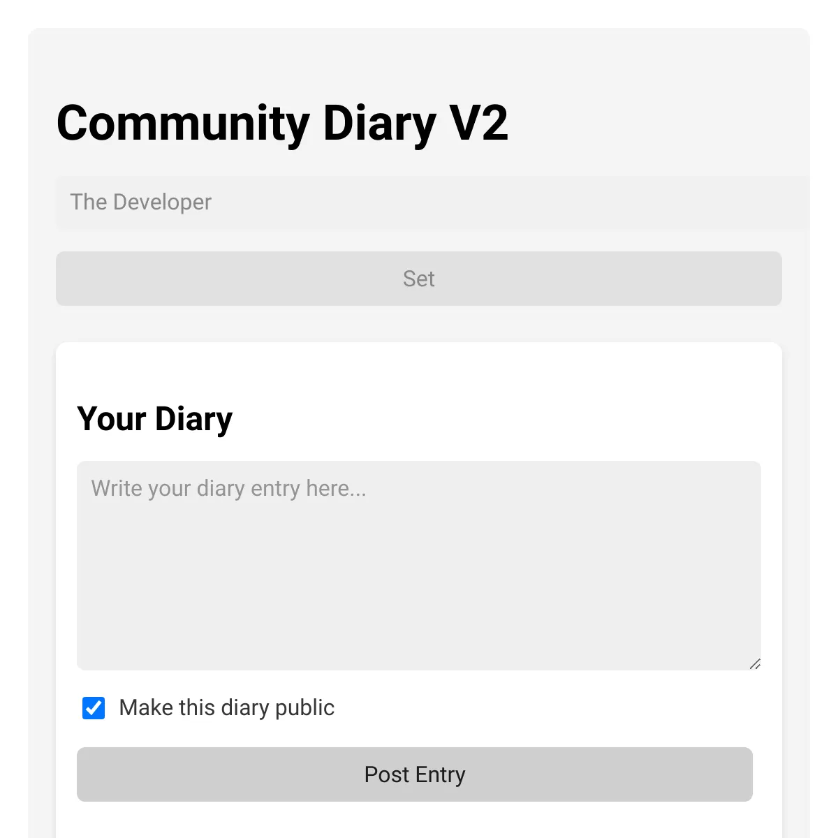 the project is loading