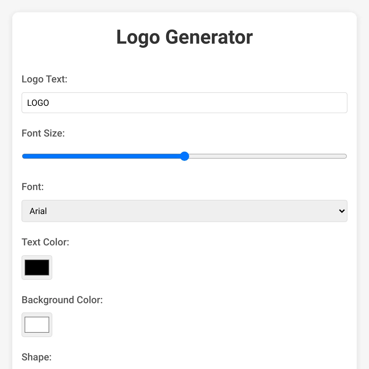 the project is loading
