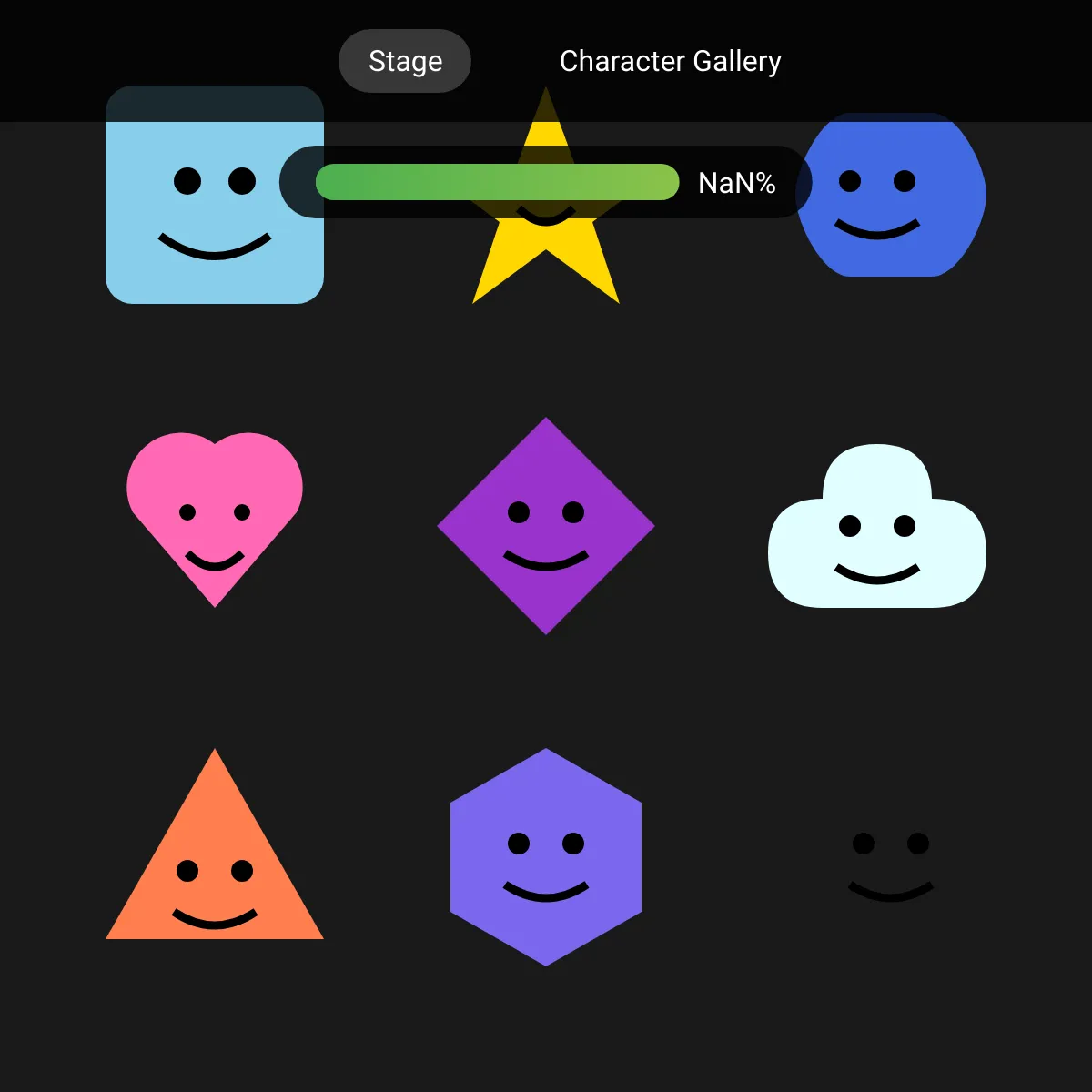 the project is loading