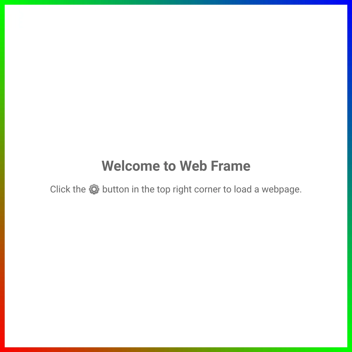 Framed Web Viewer