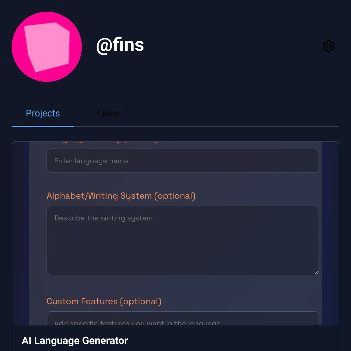 the project is loading