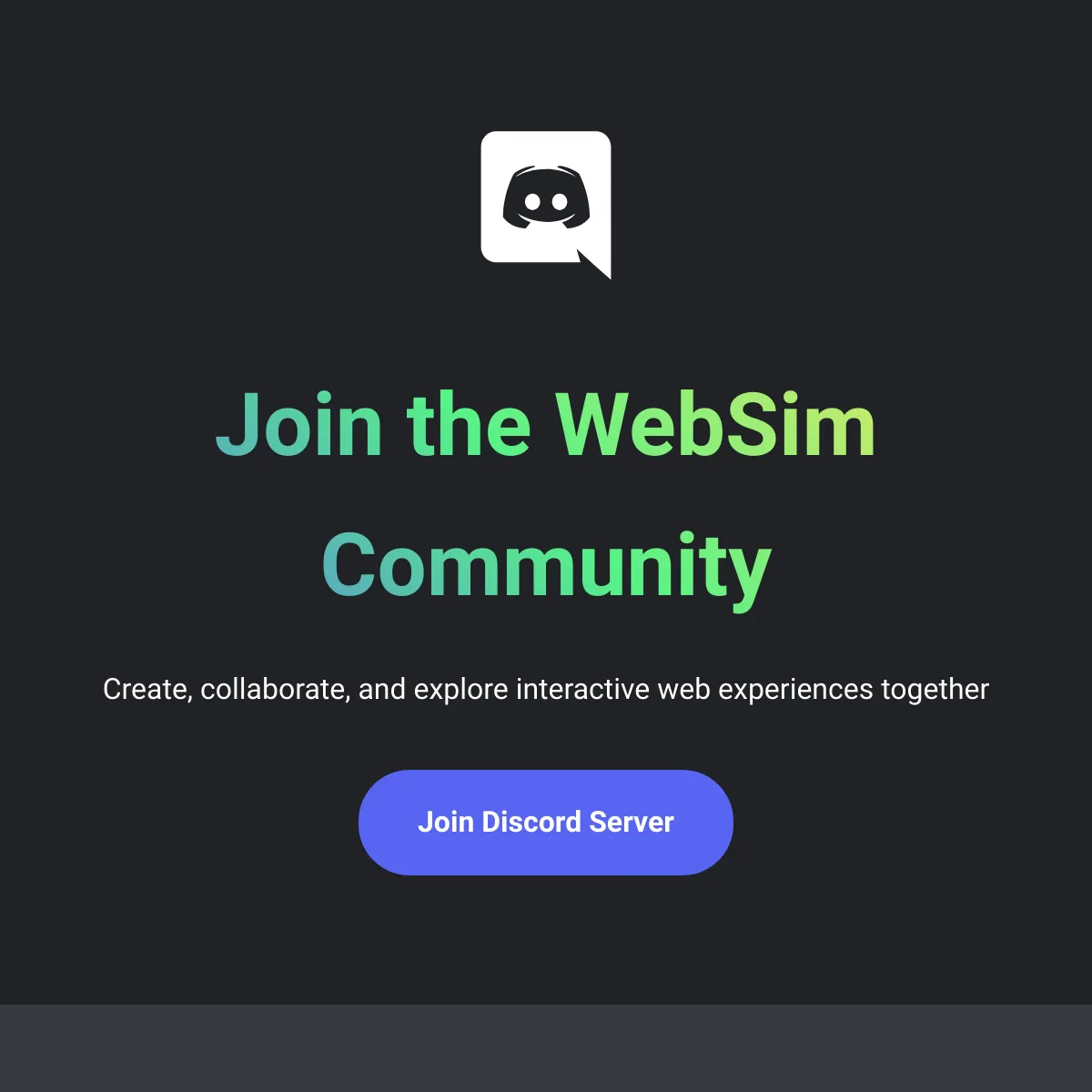 WebSim Discord Community