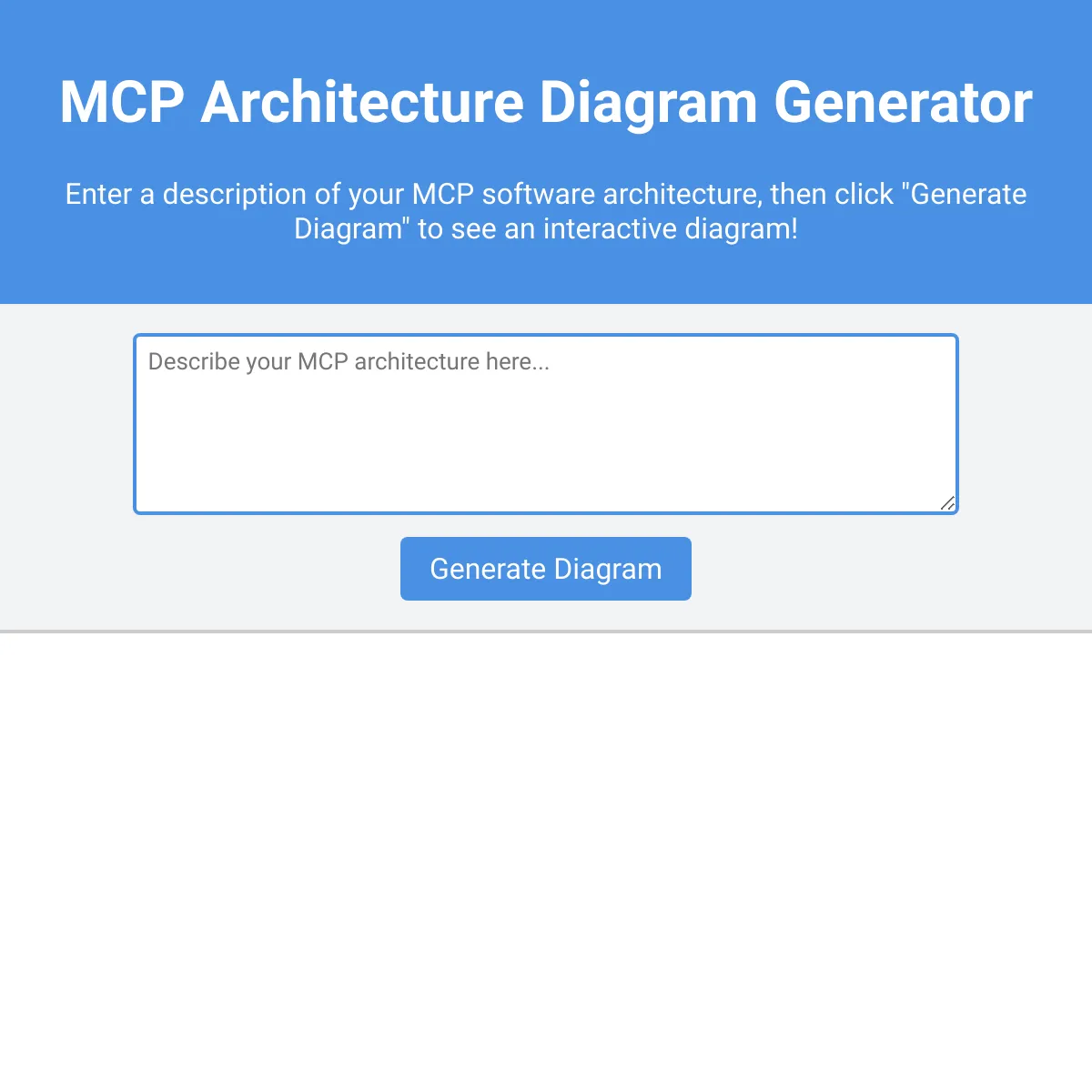 MCP Architecture Diagram Generator