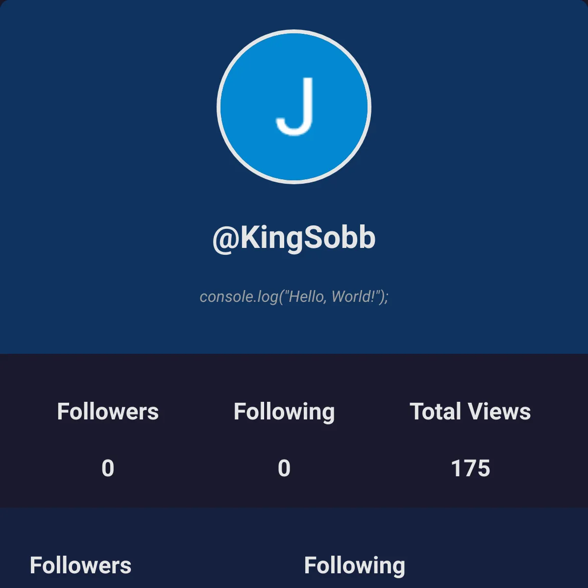 the project is loading