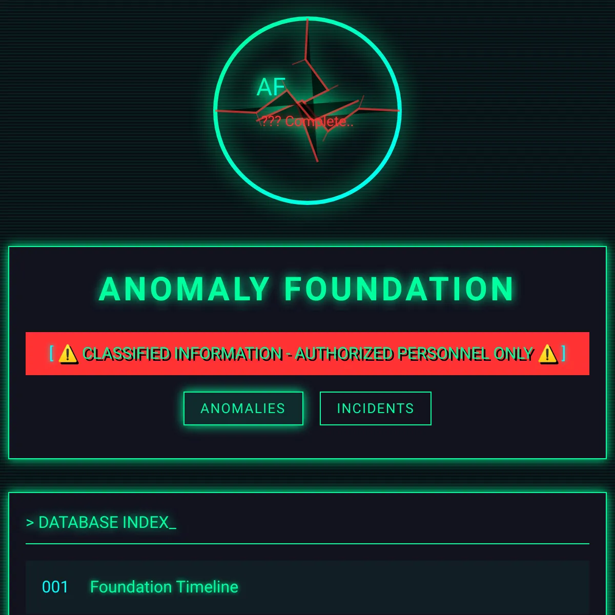 the project is loading