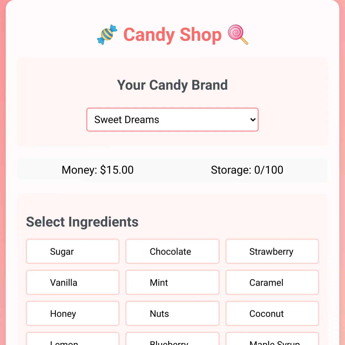 Candy Maker