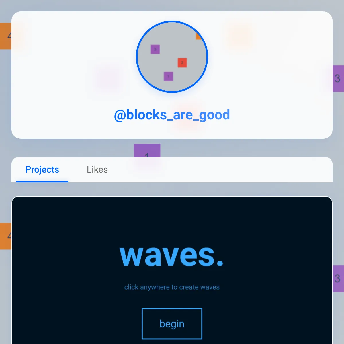 the project is loading