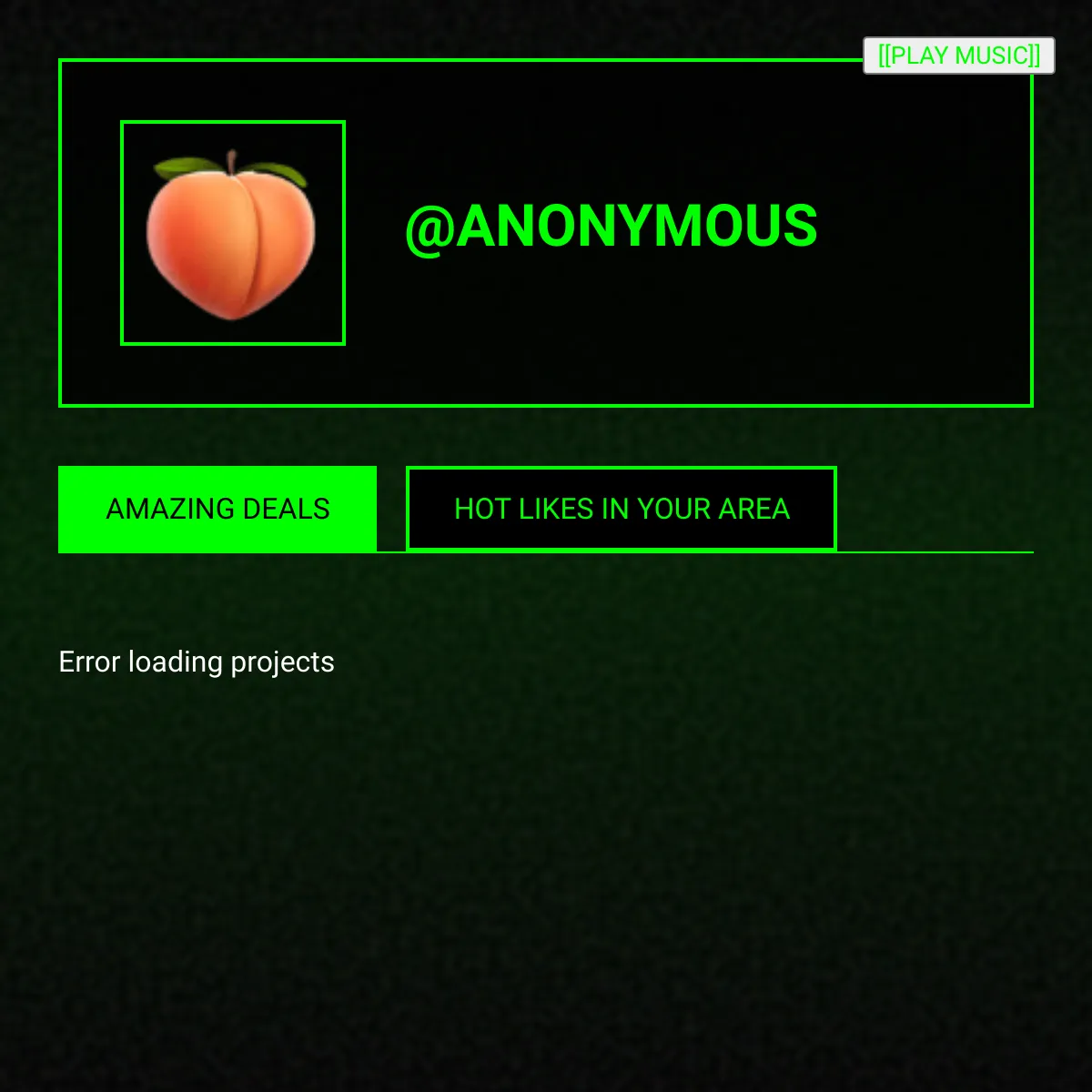 the project is loading