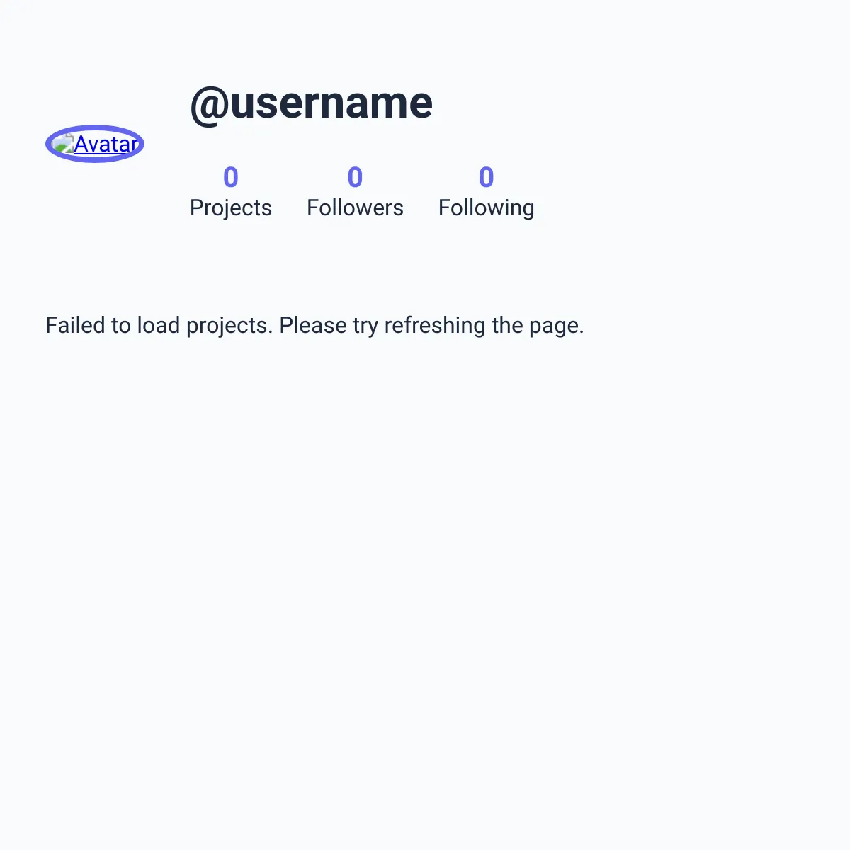 the project is loading