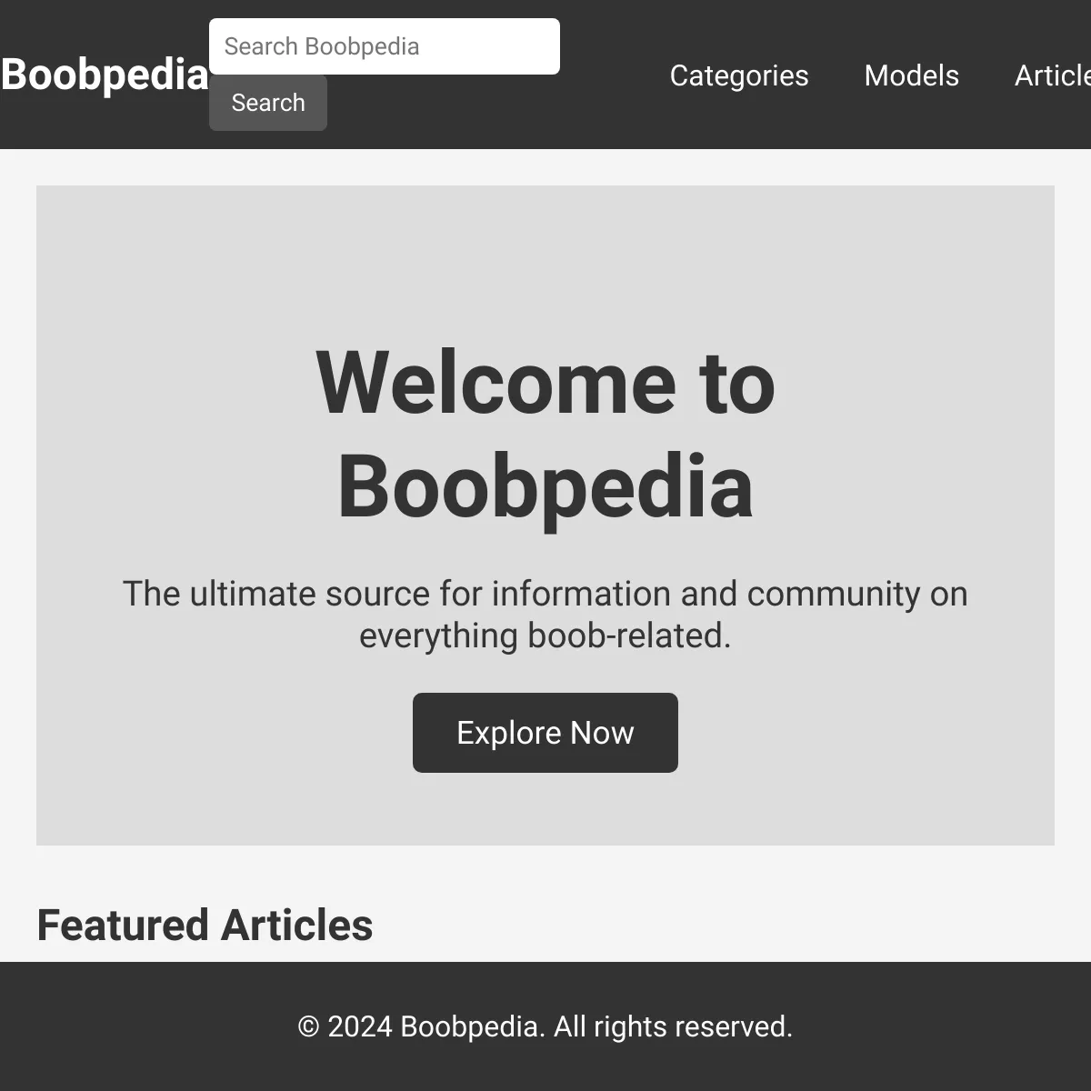Boobpedia Redesign Concept