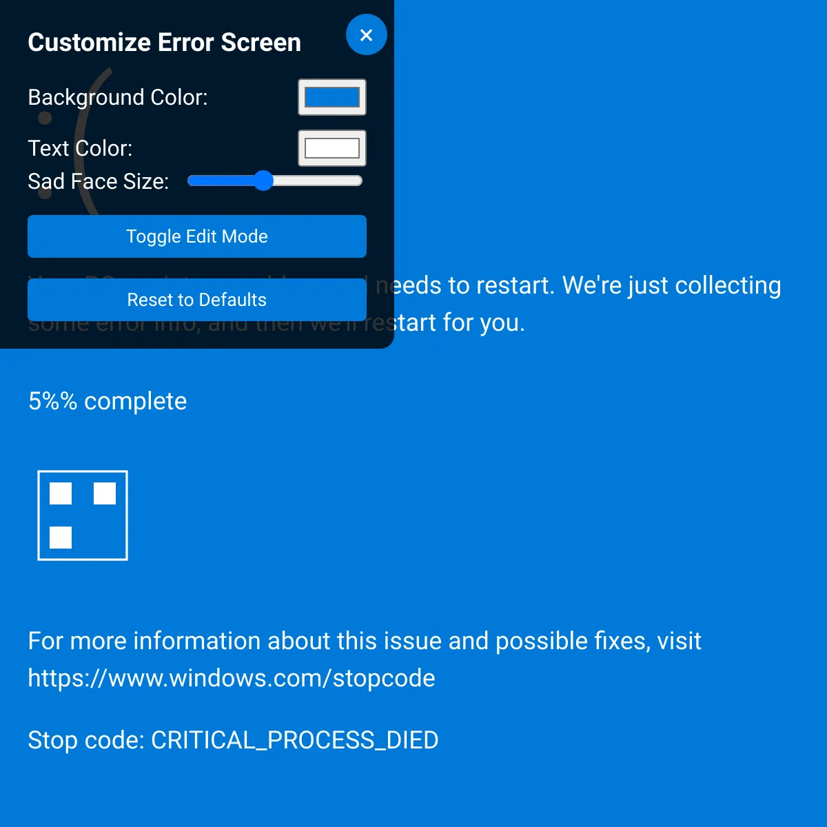 the project is loading