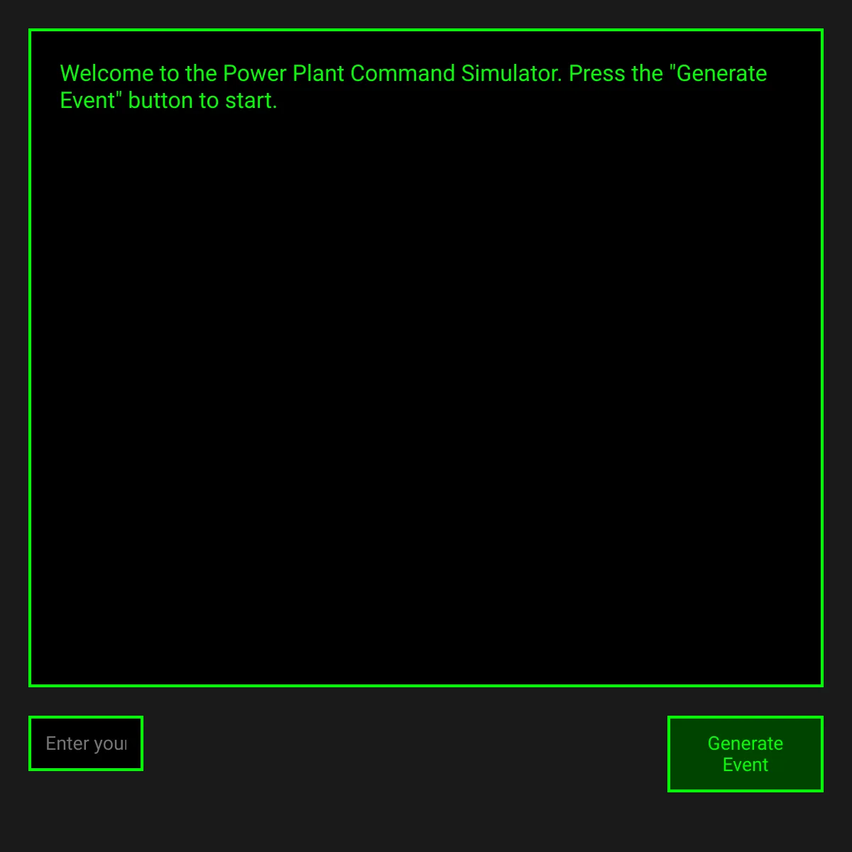 the project is loading